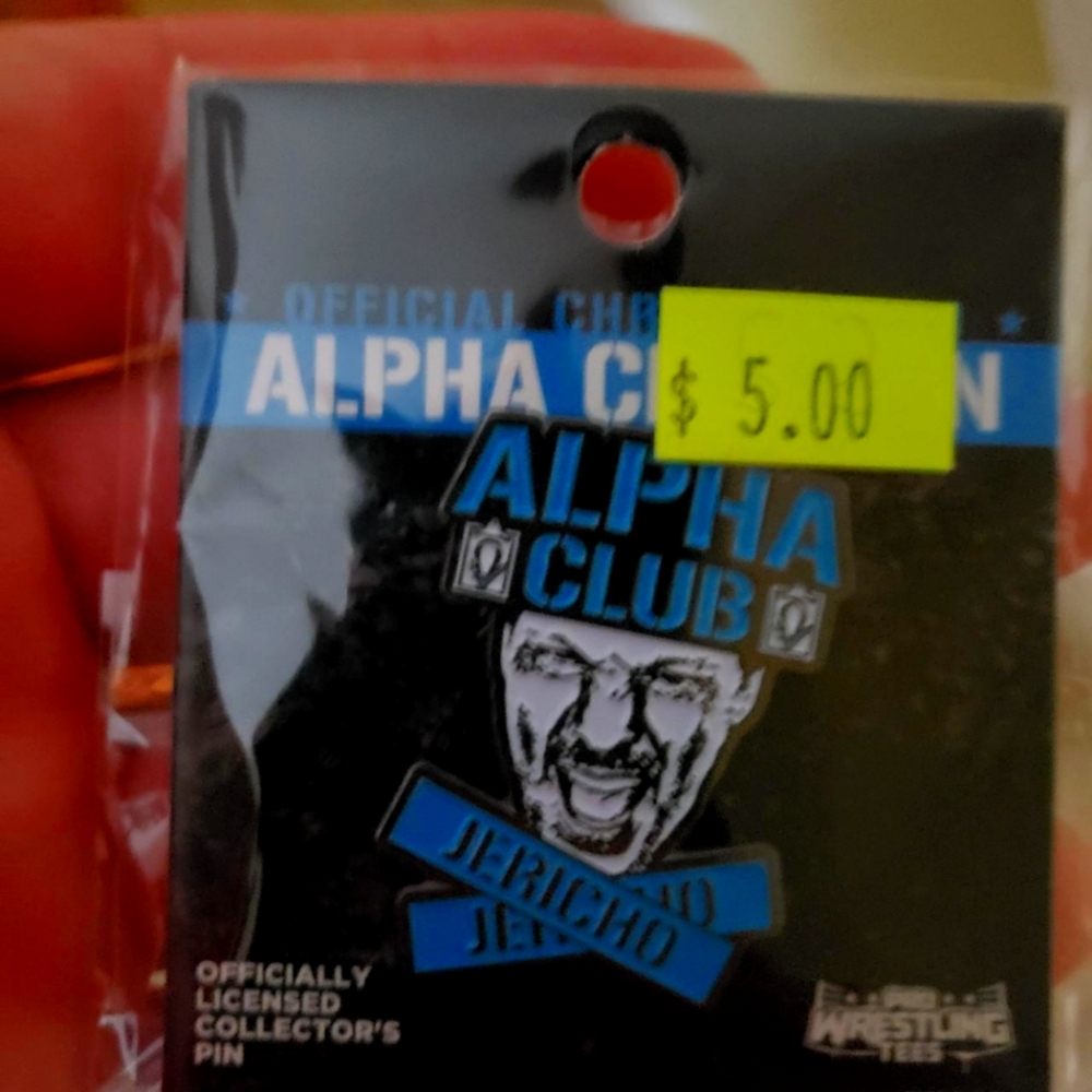 BNWT Chris Jericho Alpha Club Pin